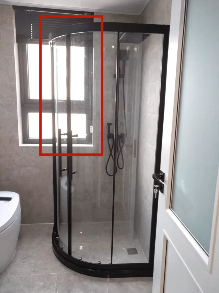 700 x 700 mm Framed Pivot Hinged Shower Enclosure4