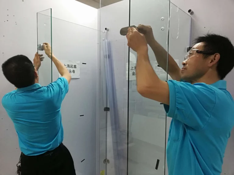 Installing the shower enclosure5
