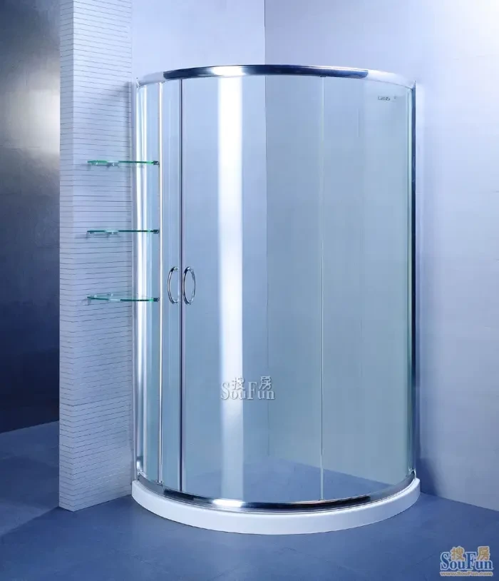 900 x 700 shower enclosure with tray 1