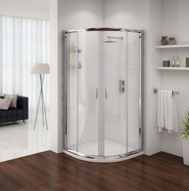 800x800 square shower enclosure and tray 2