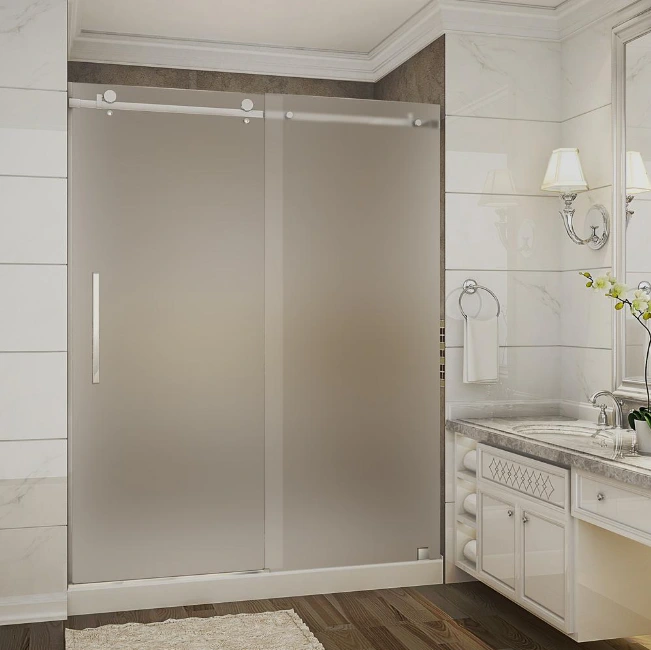 frosted glass shower doors2