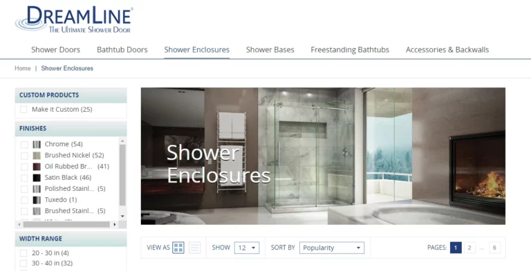 Shower Enclosure Supplier - DreamLine