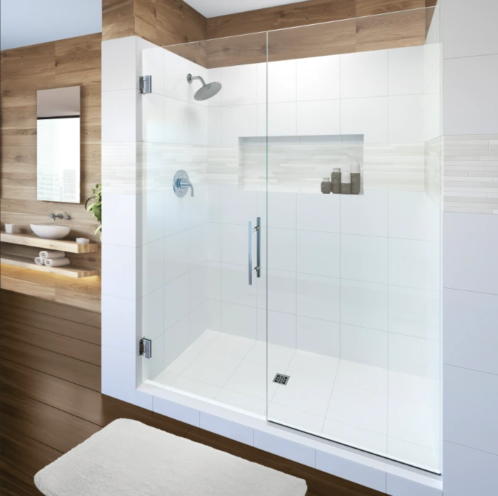 frameless shower enclosure quadrant3