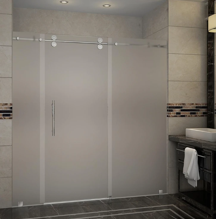 frosted sliding shower doors 3