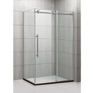 Sliding glass shower door