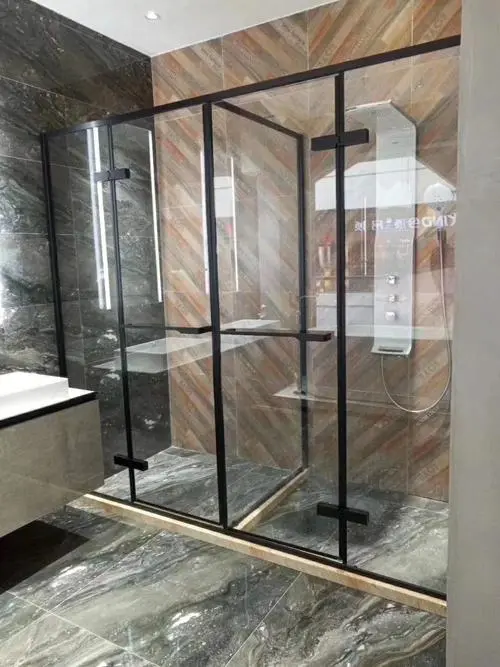 custom shower glass panels